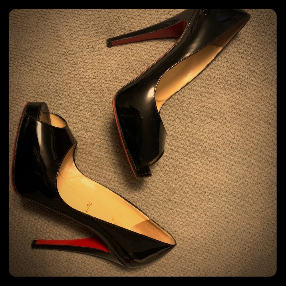 Christian Louboutin size 39 1/2 black